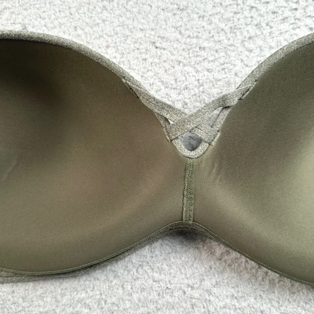 Torrid Dream Wire-Free Push-Up Bra Women's 40D Olive Heather 360 Smoothing NWT